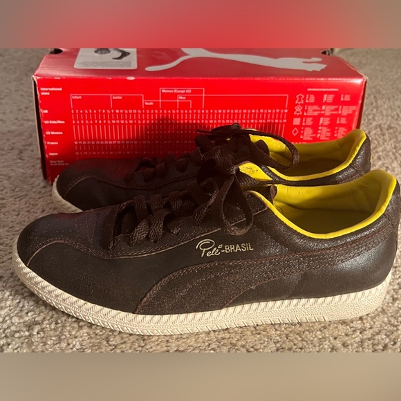 Puma Pele Brasil Shoes ( Bracken brown )Puma archive Sz 6.5 mens - Picture 2 of 6